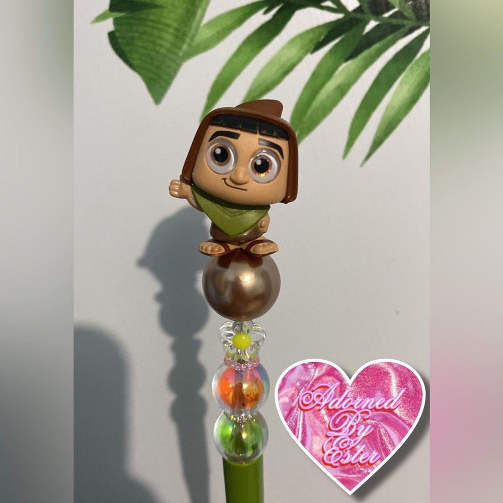 Disney Doorables The Emperors New Groove Pacha Beaded Pen
